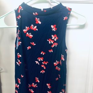 Loft XXS Tank Top with floral pattern